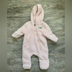 North face one piece snow suit